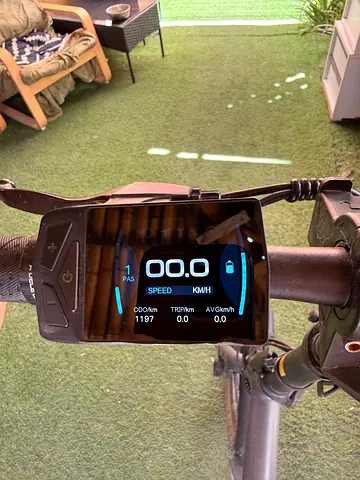 Used electric scooter with digital display - working condition