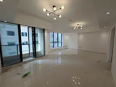 First-Occupancy 3 Master Bedroom Apartment for Annual Rent | Panoramic Sea View | 2 Balconies | AED