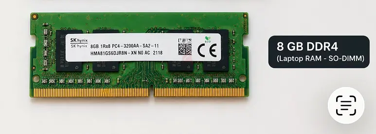 8GB SK Hynix DDR4 Laptop RAM (PC4-3200AA) SO-DIMM