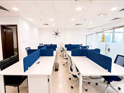 Free Delivery- Workstations Open Office Desk Set with Chairs and Partitions