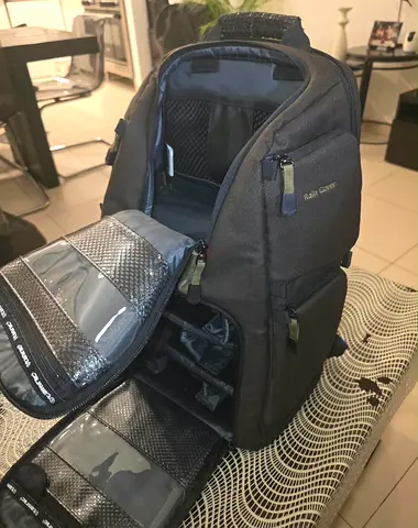 Brand new Camera Backpack with Multiple Compartments and Rain Cover