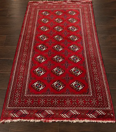 Persian Handmade Red Traditional Rug - Good Condition, 180 x 130 cm (approx)