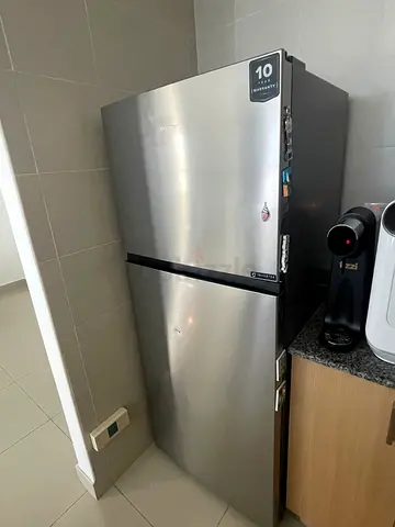 Stainless Steel Top-Freezer Refrigerator - under warranty- used one year