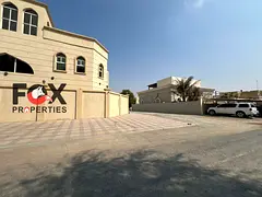 New Villa for Sale in Al Mowaihat 3, corner plot on two streets, 6,727 sq. ft. land, 8,500 sq. ft. b