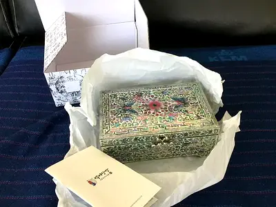 Najeon Mother-of-Pearl Lacquerware Jewelry Box