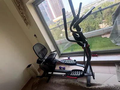 Recumbent Elliptical Trainer for Home Workout