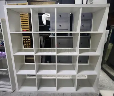 White 16-Cube  kalax Storage Shelf / Room Divider - Good Condition