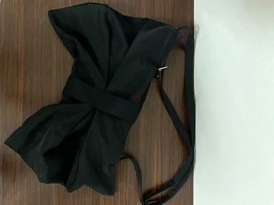 Cute black bow bag