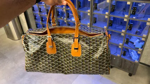 Goyard Boston 45 Black & Tan – Used Twice