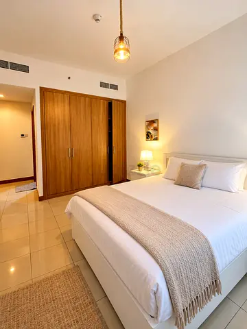 Master bedroom with attached bathroom | JLT Cluster Q | Dubai Gate 1