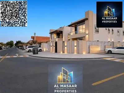 فيلا موردن زاوية شارعين مساحة أرض 5000 قدم بسعر قابل لتفاوض و شامل المكييفات قريبه من شارع الشيخ عمار تملك حر