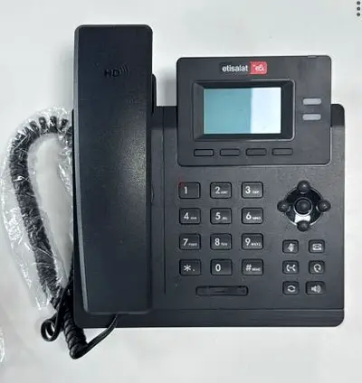 Etisalat Desk IP Phone with Display - Good Working Condition