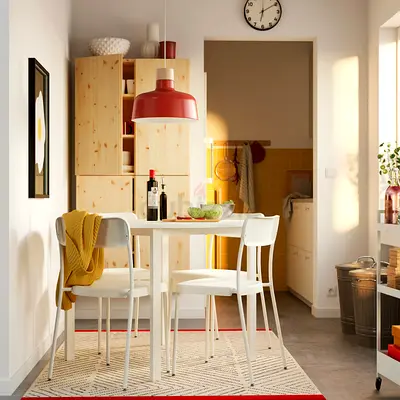 IKEA White Round Dining table