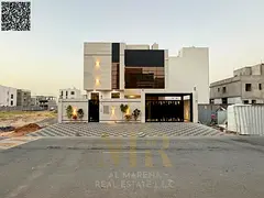 Upscale Villa in Al Bahia | Modern Finishing | Two Floors & Roof + 6 Rooms | Central A/C | Freehold