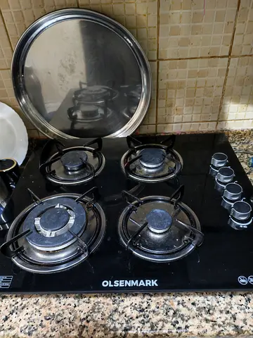 Olsenmark 4-Burner Glass Gas Hob - Good Condition