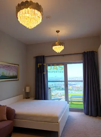 Furnished Studio | High Floor | Balcony | Skyline View