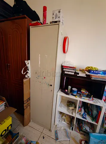 Used wooden cabinet - single tall unit