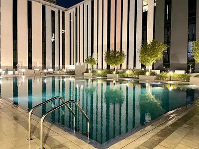 FULLY FURNISHED STUDIO | SOLO 3 ALJADA | AED 34K | 4 CHEQUES | POOL & GYM