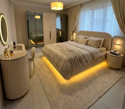 Stylish cozy 200*200 super king size Bed