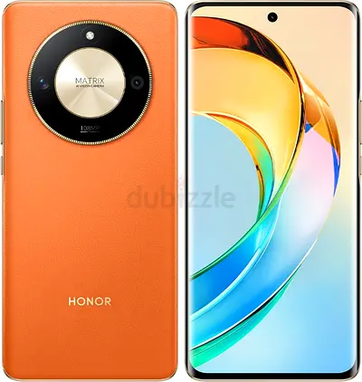 Honor X50 5G smartphone - 108MP Matrix Camera, curved display, orange leather