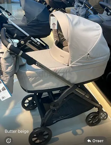 Phil & Teds Butter Beige Bassinet Stroller - Used, Good Condition