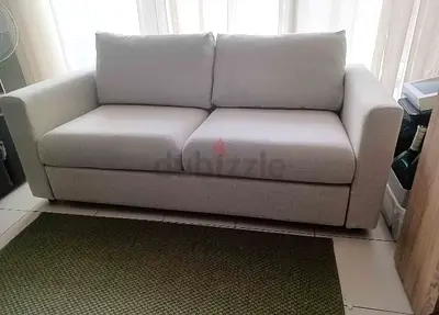 IKEA vimle Two Seater Sofa Bed Beige
