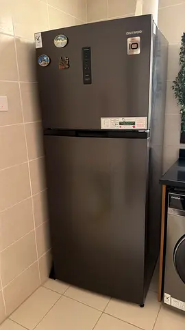 Daewoo 2-Door Refrigerator - 415L, Grey, Good Condition
