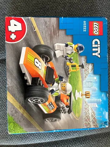 LEGO City 60322 Race Car (box included) - Age 4+ (unpacked - never opened)