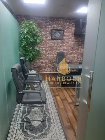Furnished Office For Rent With Glass Partitions