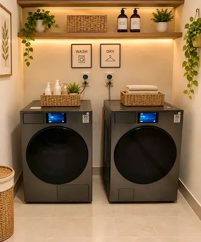SAMSUNG New Model 26KG Washer 17KG Dryer Separate Set Latest Model With Ai Wi-Fi Connection