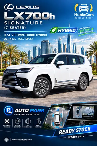 2026 Lexus LX700h Signature | 7-Seater Hybrid | Auto Park | Export Ready