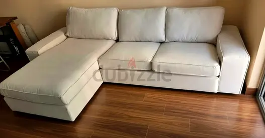 Like Perfect condition IKEA Kivik L Shape sofa beige