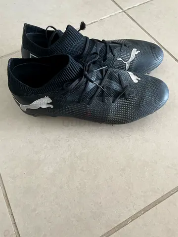 Black Puma Football Boots - Size 39-40eu, Used