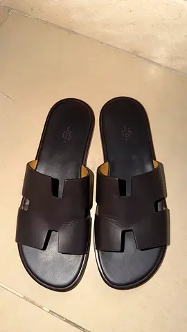 Dark brown Hermes Izmir sandals - size 46, lightly used
