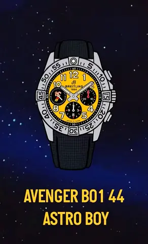 AVENGER B01 CHRONOGRAPH WATCH 44 IRON ARM A TONGMU LIMITED EDITION
AB01476A1I1X1