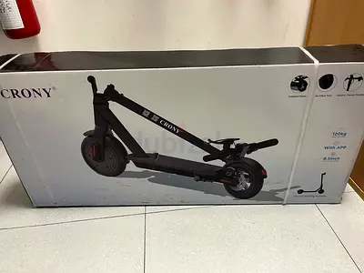 Crony Foldable Electric Scooter (boxed) - 8.5-inch wheels, app enabled