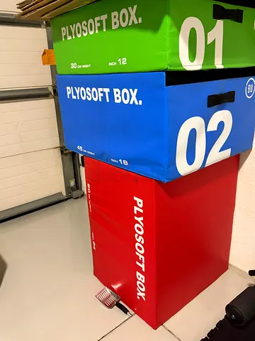 Set of 3 Plyosoft Plyometric Soft Boxes - 01/02/03 (Stable Foam Boxes)
