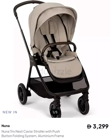 Nuna Triv Stroller + original Nuna carry cot