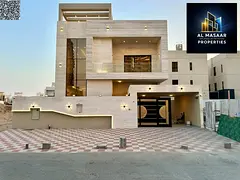 Villa in Al-Amirah area, two floors and a roof, large area, freehold ownership. Price includes regis