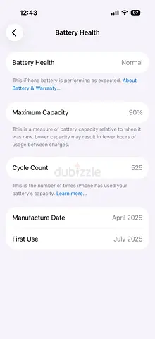 iPhone 16 Pro - 256 GB - 1 year only