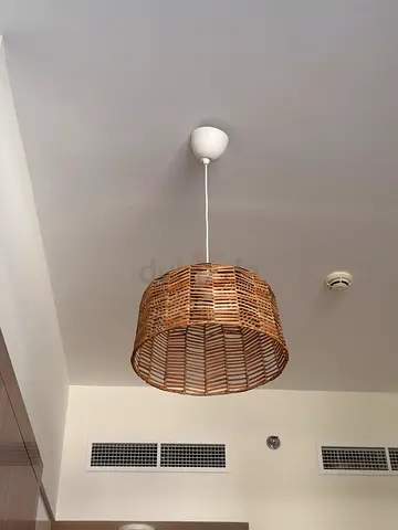 Wicker Pendant Ceiling Light - Natural Rattan Shade
