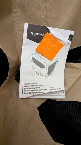 AmazonBasics Folding Soft Dog Crate — Instructions / New