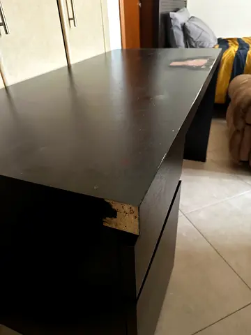 Black desk