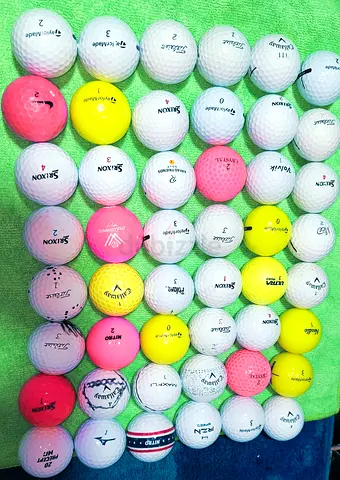 Mix brand golf ball,s available in good condition