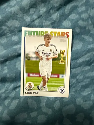 Nico Paz Future Stars Topps Football Trading Card