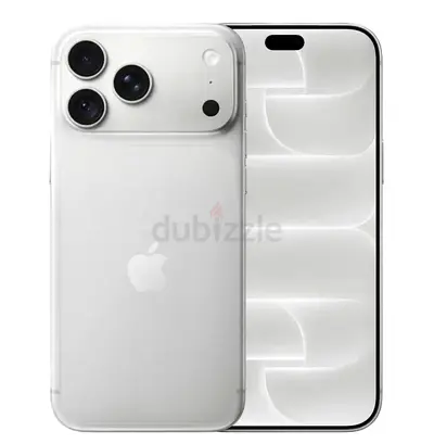 Phone 18 Pro Max silver color storage 2 TB brand new Uae version