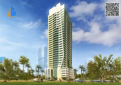**One bedroom and living room for sale in Azha Views Ajman | 820 sq ft | AED 424,550 | Down payment AED 37,378 and monthly installments AED 5,377**