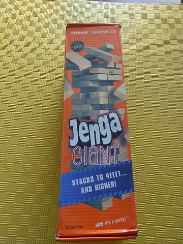 Jenga Giant hardwood block stacking game - used, complete set