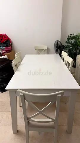 Dinning sets with 6 chairs all Ikea
