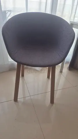 Chair Modern -gray fabric